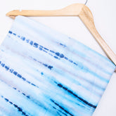 Dark Blue Handmade Tie and Dye Fabric