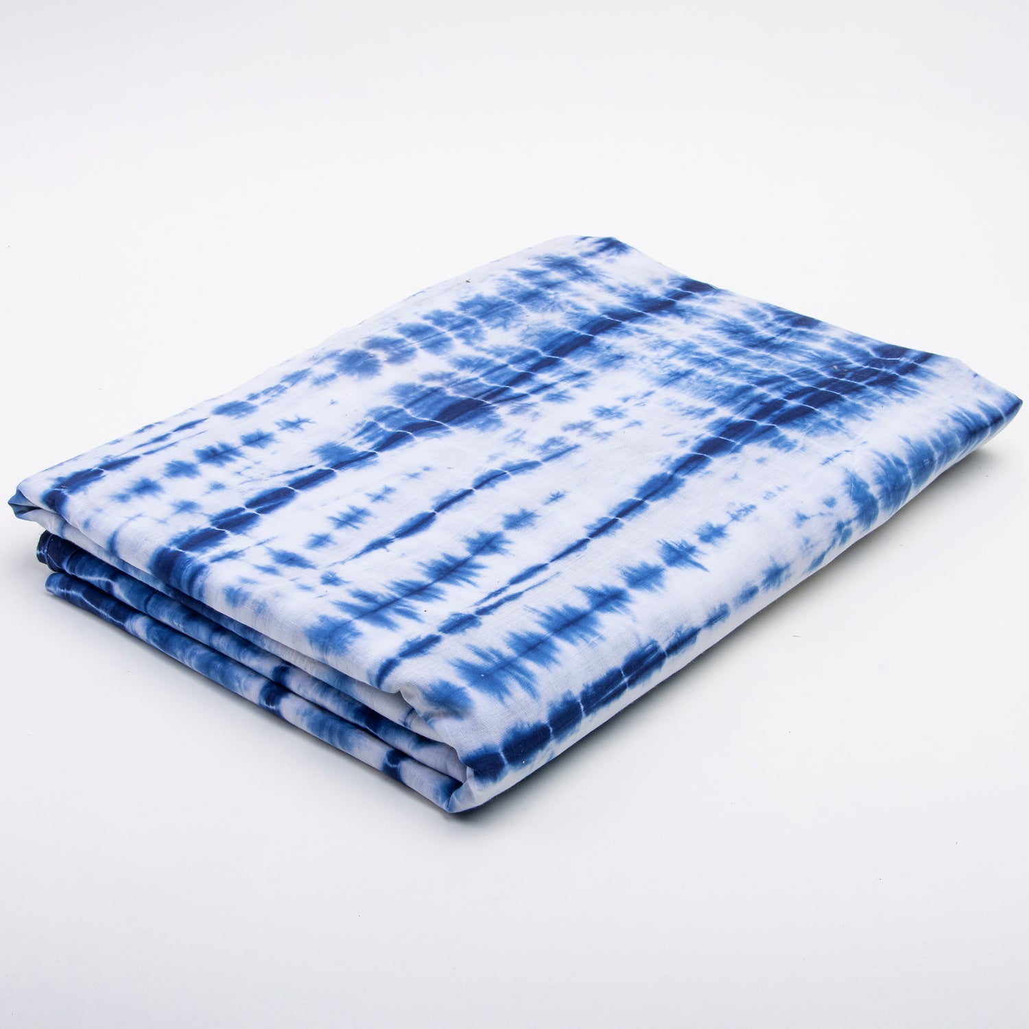 Shibori Cloth Deep Blue Cotton Tie Dye Fabric