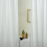 Sheer Delight Cotton Curtain Set