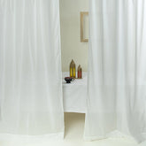 Sheer Delight Cotton Curtain Set