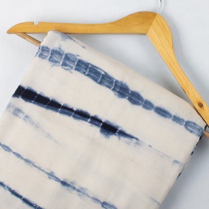 Blue Hand Dyed Canvas Cotton Running Fabric Cloth