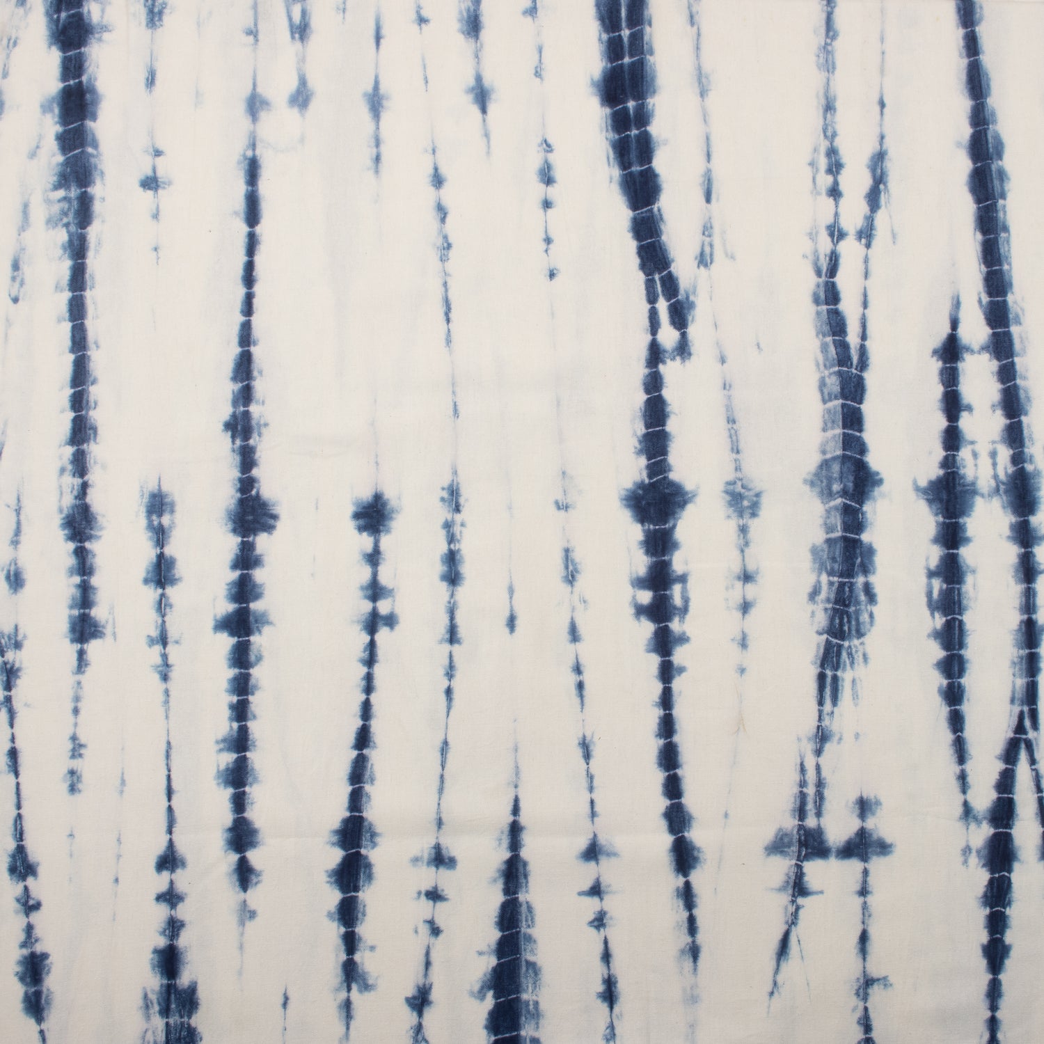 Blue Hand Dyed Canvas Cotton Running Fabric Cloth