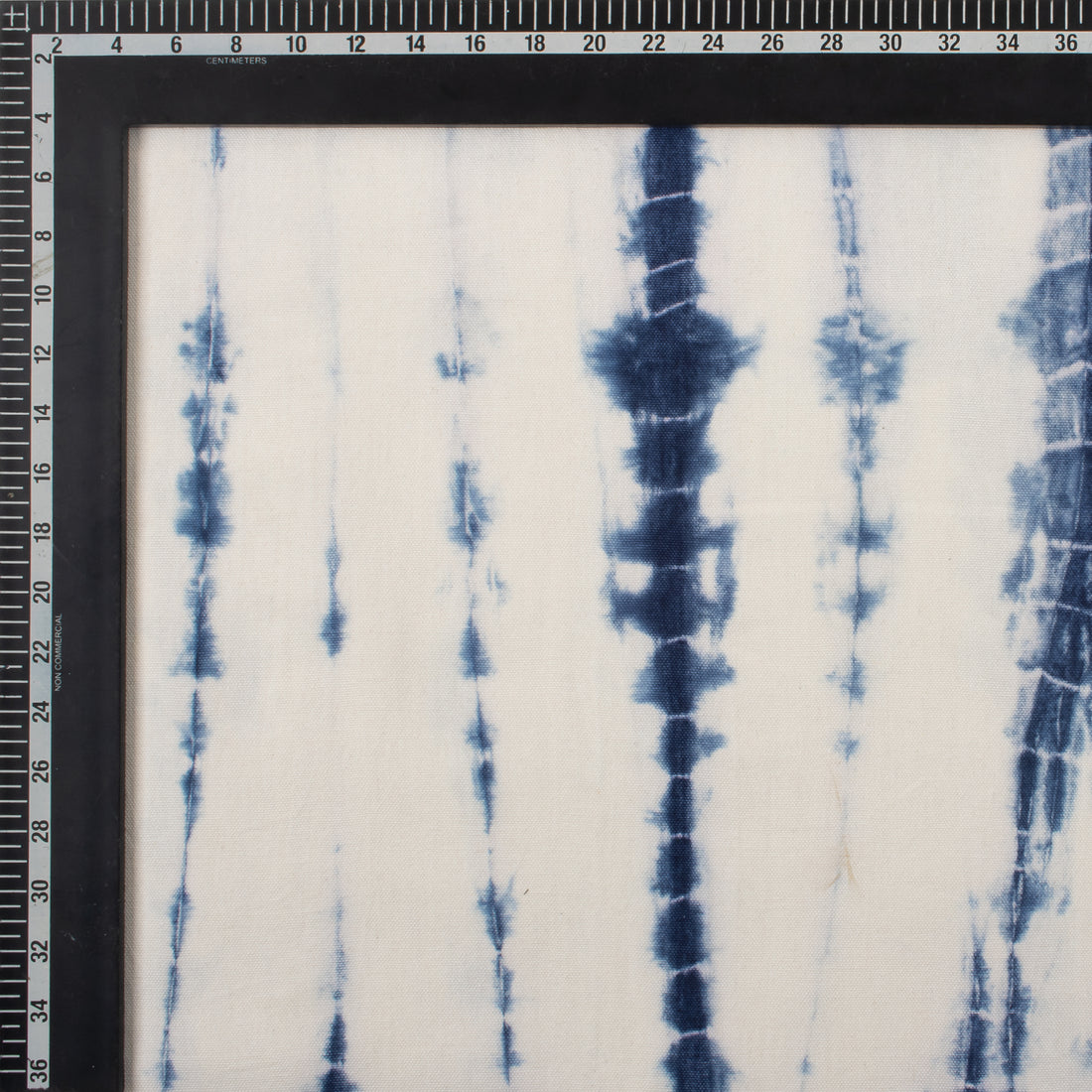 Blue Hand Dyed Canvas Cotton Running Fabric Cloth