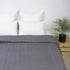 Solid Grey Original Jaipuri Razai Double Bed