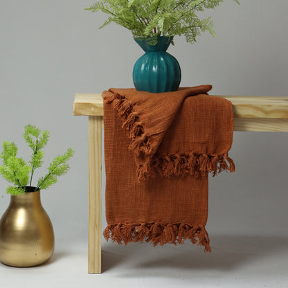 Soft Cotton Home Decorative Throw hand loom blanket