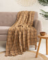 Premium Black Stripes Cotton Couch Throw Blanket