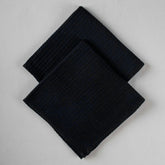 Black Soft Cotton Bath Towels Set 