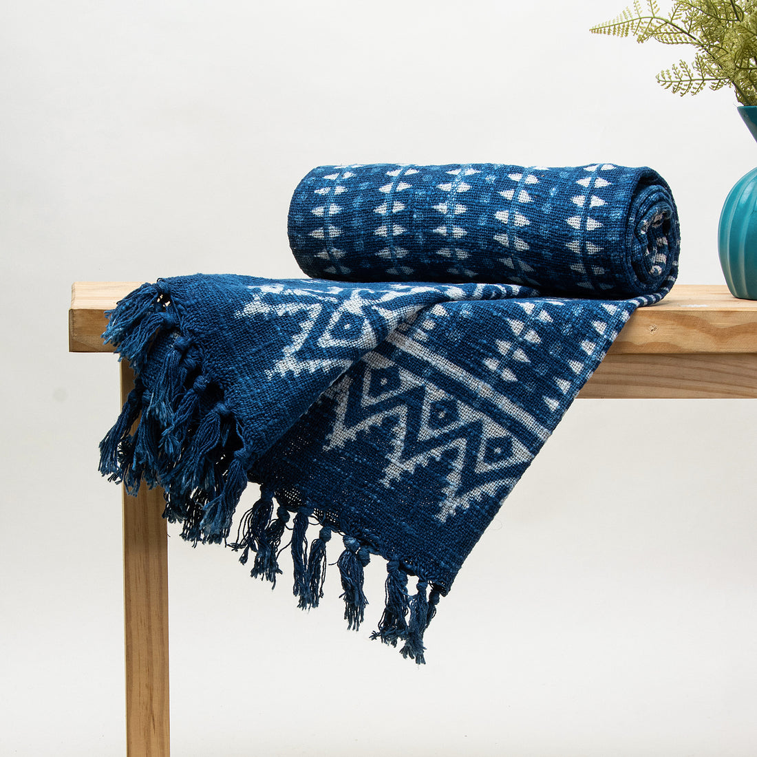 Pure Cotton Throw Blanket For Home Couch Decor Online