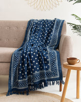 Best Throw Blanket Polka Dots Print Cotton Online