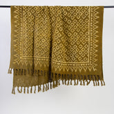 Latest Organic Throw Blankets Brown Home Decor Block Design