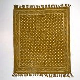 Brown Polka Dots Decorative Cotton Blanket Online