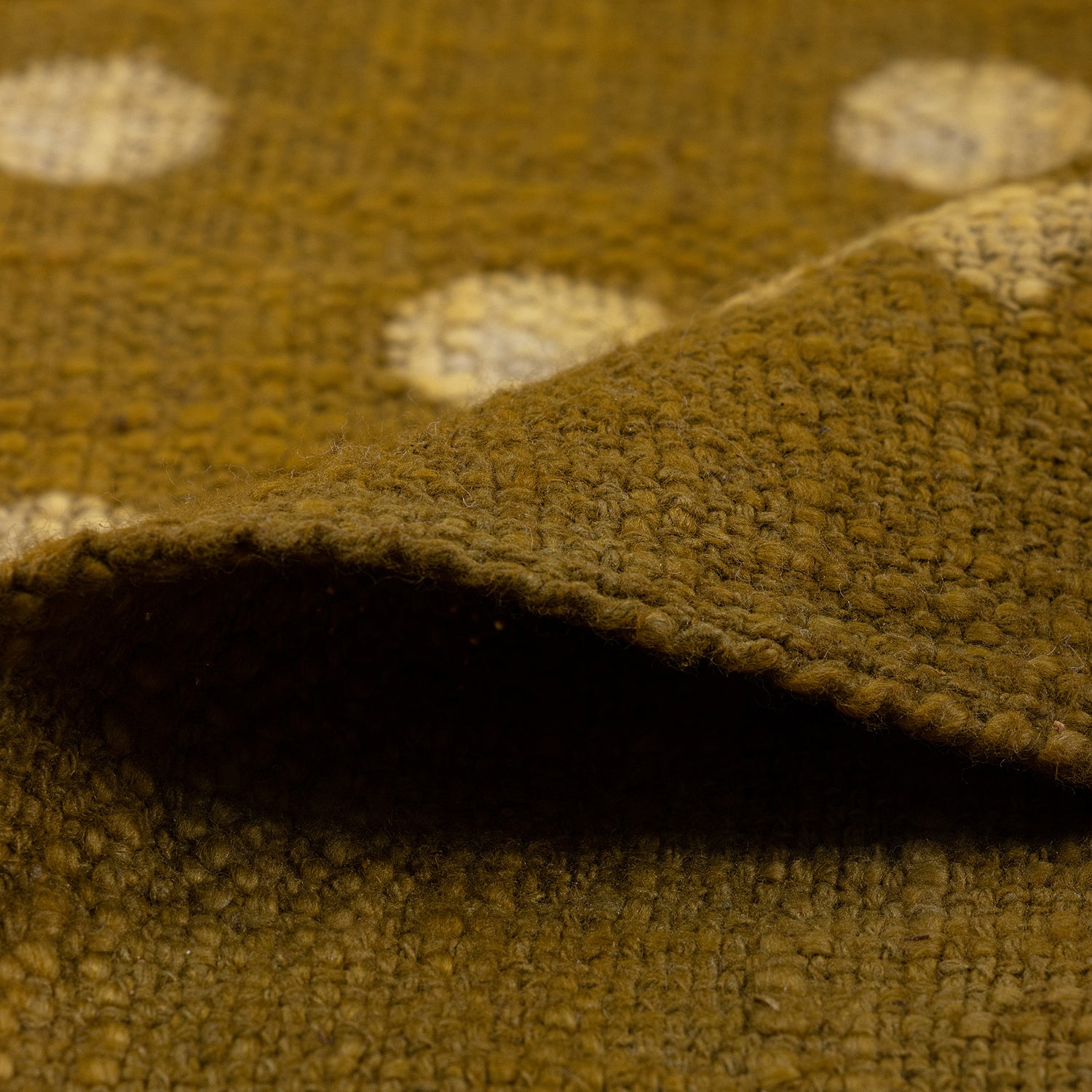 Brown Polka Dots Decorative Cotton Blanket Online
