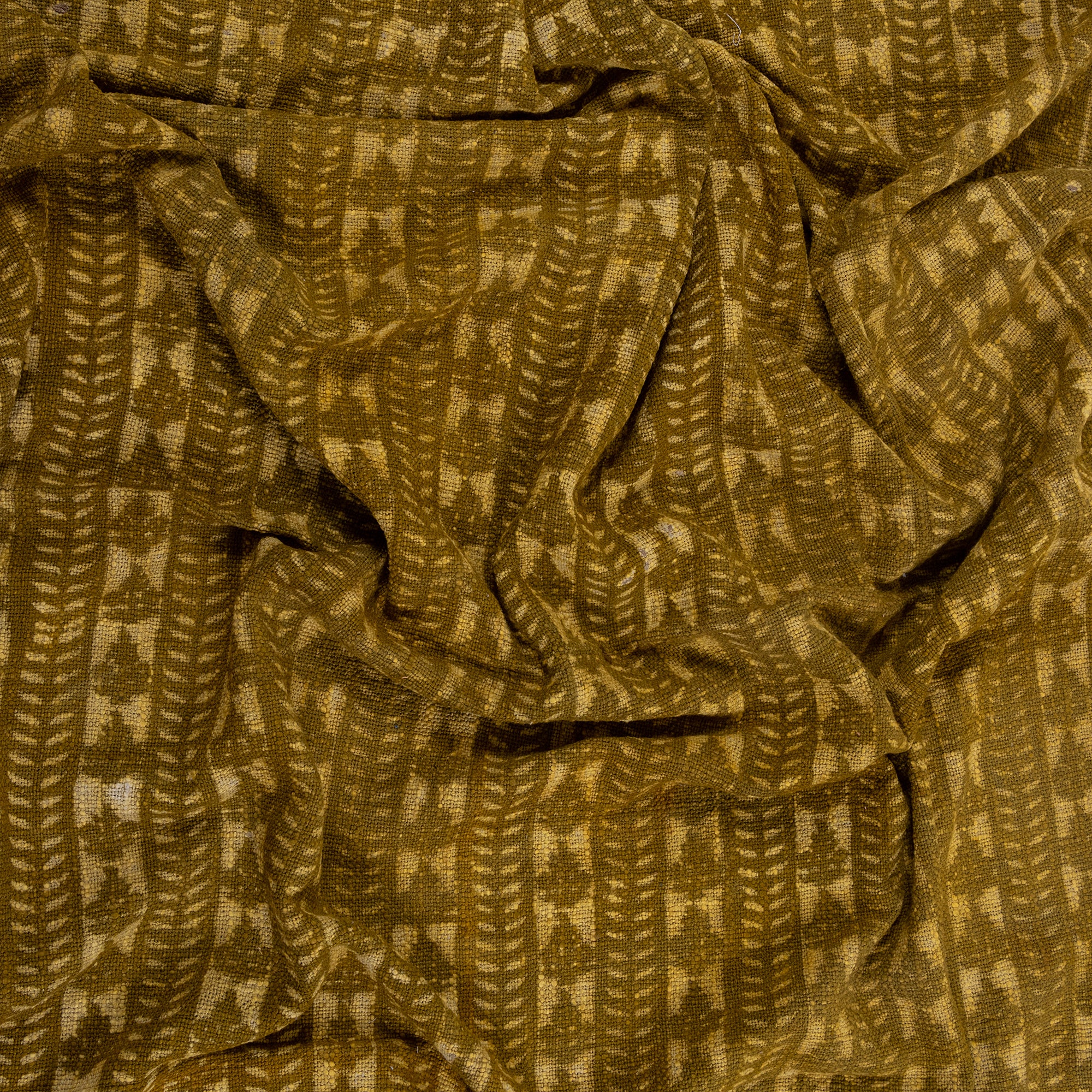 Brown Hand Block Design Cotton Decorative Throw Blankets