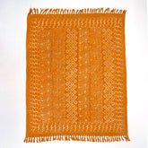 Mustard Yellow Soft Cotton Cheap Throw Blankets Online