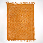 Mustard Yellow Cotton Cute Throw Blankets Online