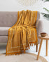 Mustard Yellow Softest Throw Blanket