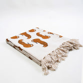 Luxury Throw Blankets Tiger Design Pure Cotton For Home Decor Online