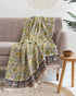 Sunflower Cotton Softest Throw Blanket For Home Decor Online