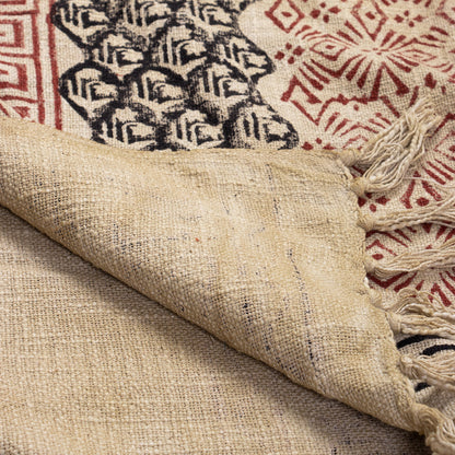 Mix and Match Indian Block Printed Cotton Throw Blankets