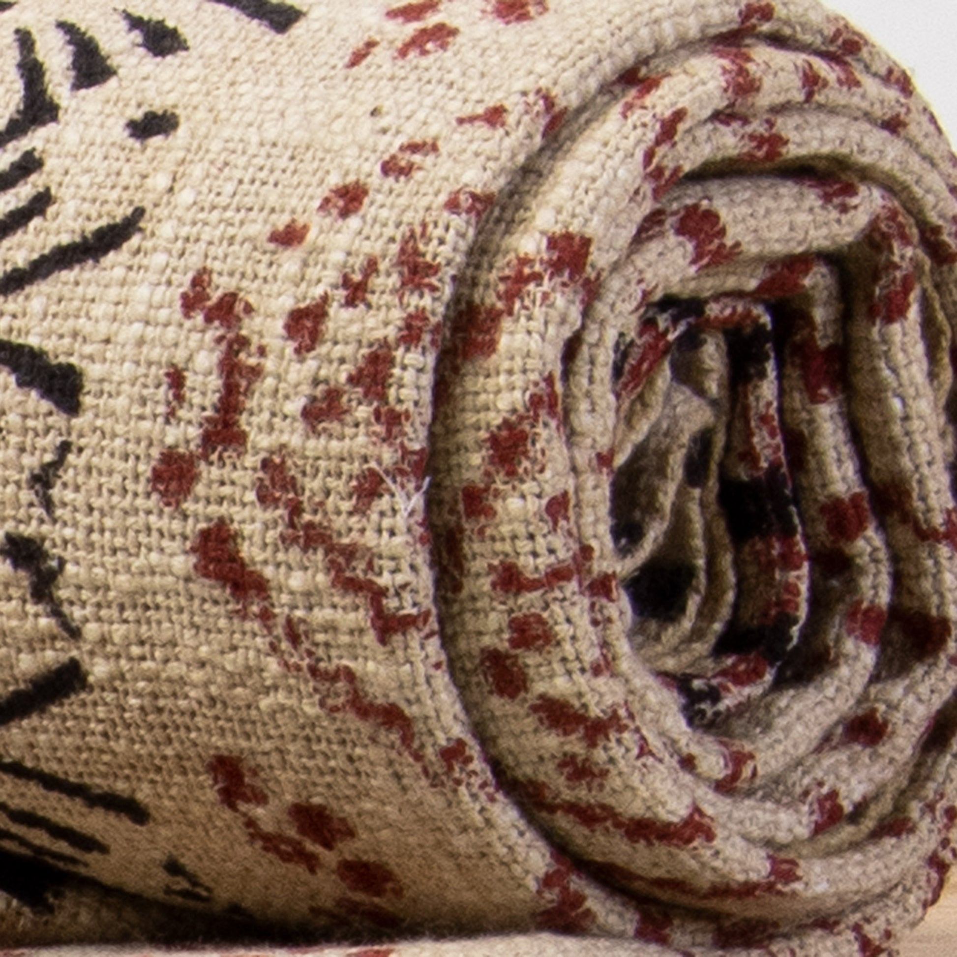 Decorative Brown Light weighted Printed Hand Block Cotton Throws