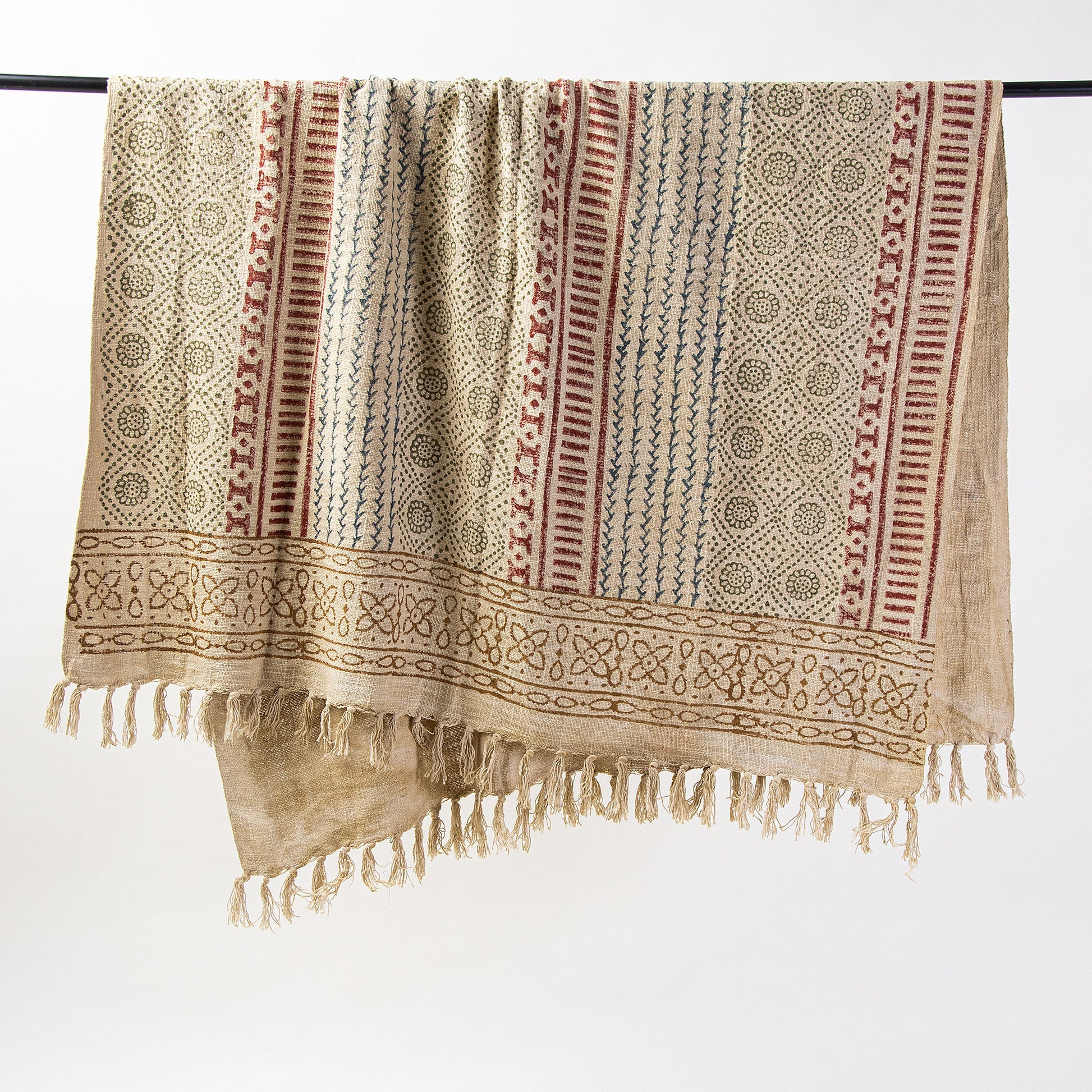 Mix and Match Indian Block Printed Home Decor Cotton Throw Blankets