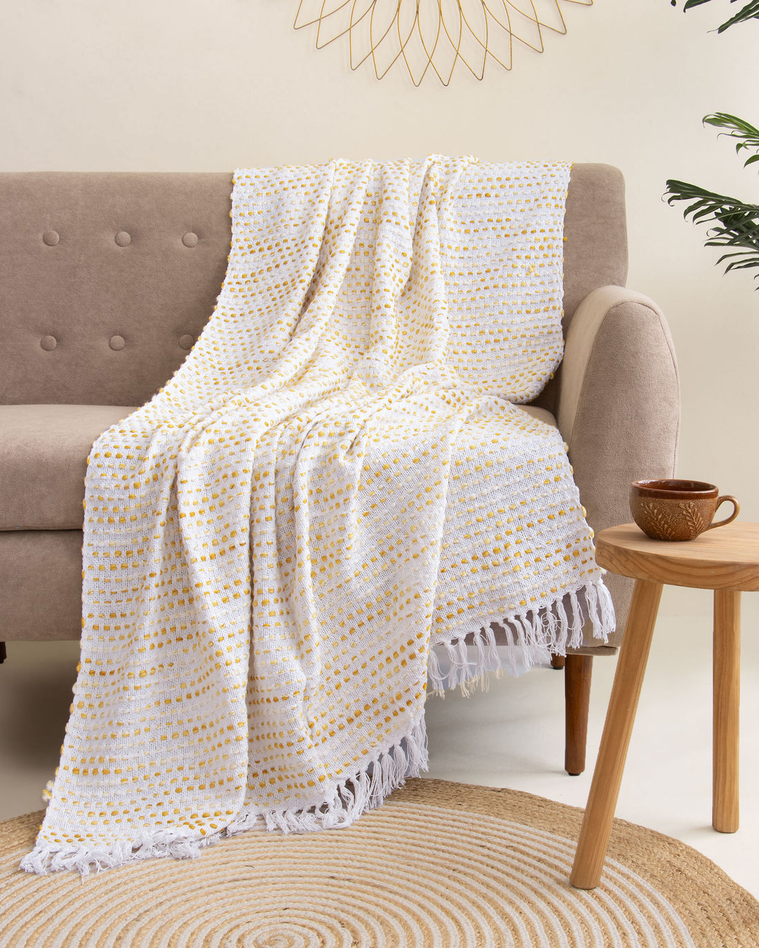 Premium Soft Cotton Throw Blanket For Bed in India