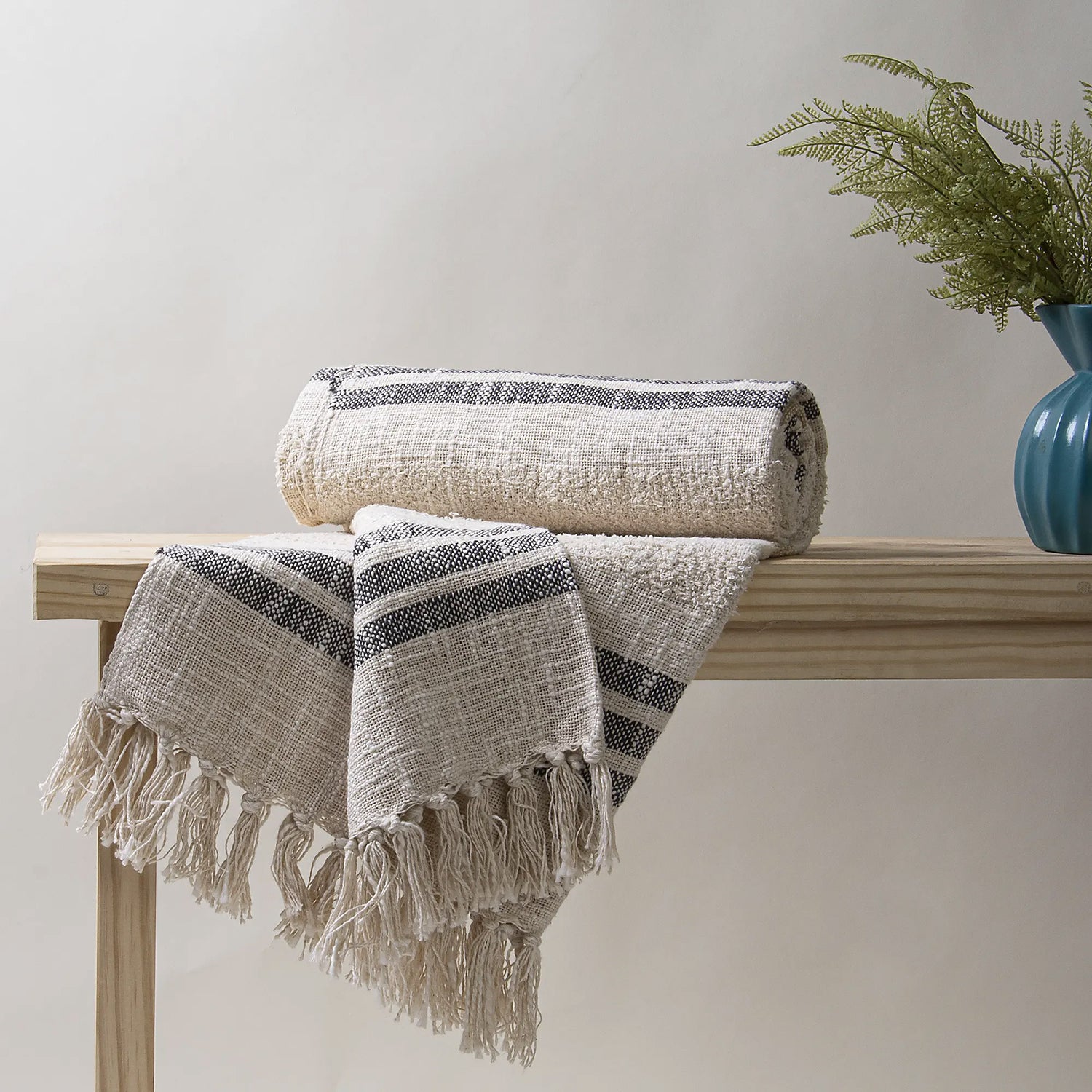 Handmade Super Soft cotton throw Blanket for Living Room