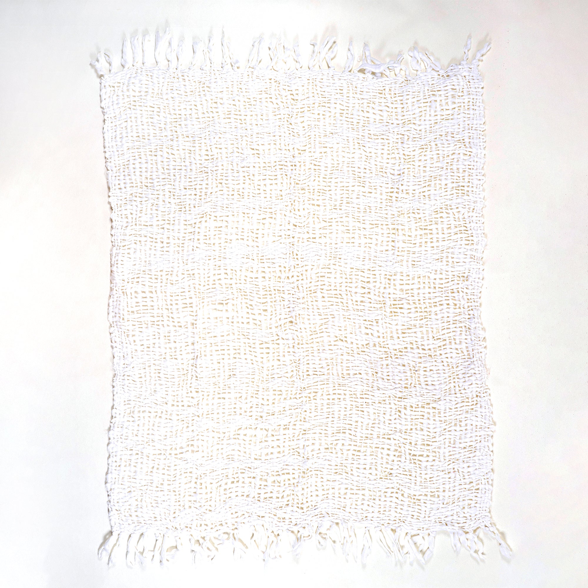 Premium Quality White Throw Blanket