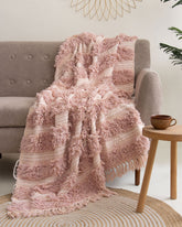 Pure Cotton Sofa Custom Throw Blanket Online