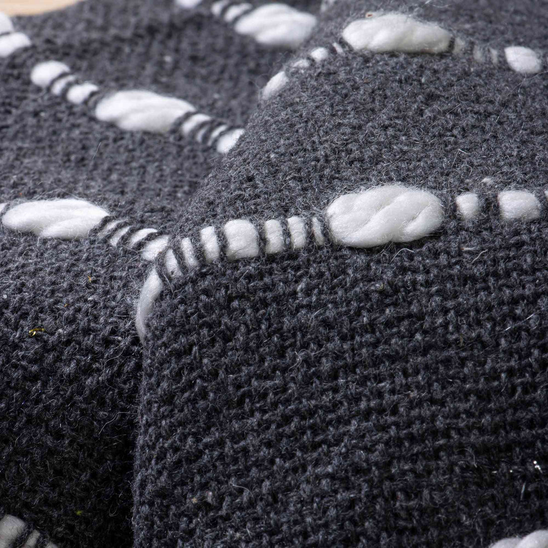 Soft Black &amp; White Throw Blanket
