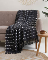 Soft Black & White Throw Blanket