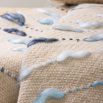 Cotton Blanket Throw For Cozy Decor Cream Color Online