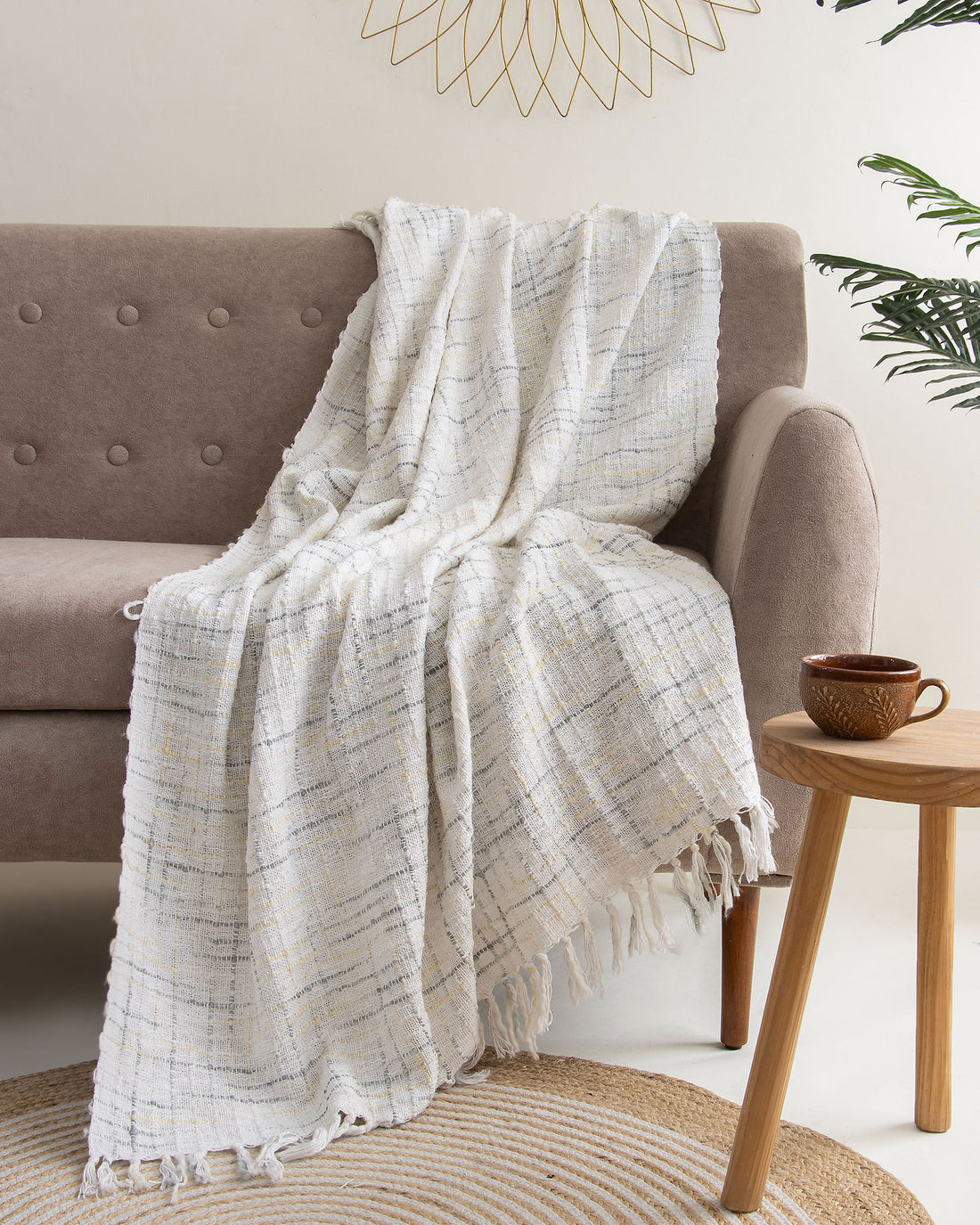 Multicolor Soft Cotton Couch Blankets &amp; Throws For Home Decor