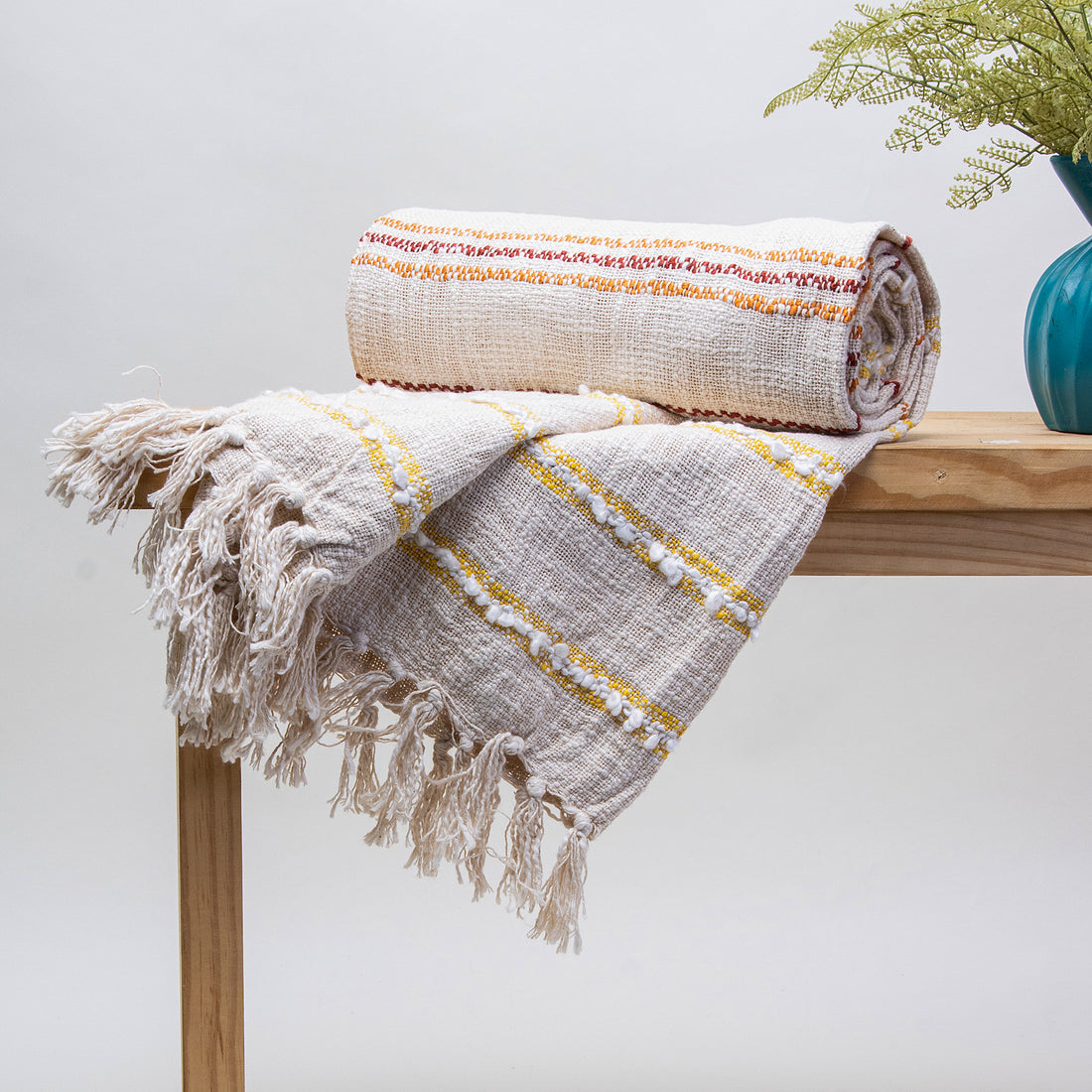 Multicolor Soft Indian Throw Blanket For Home Decor Online
