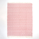 Pink Durable Best Luxury Throw Blanket Online