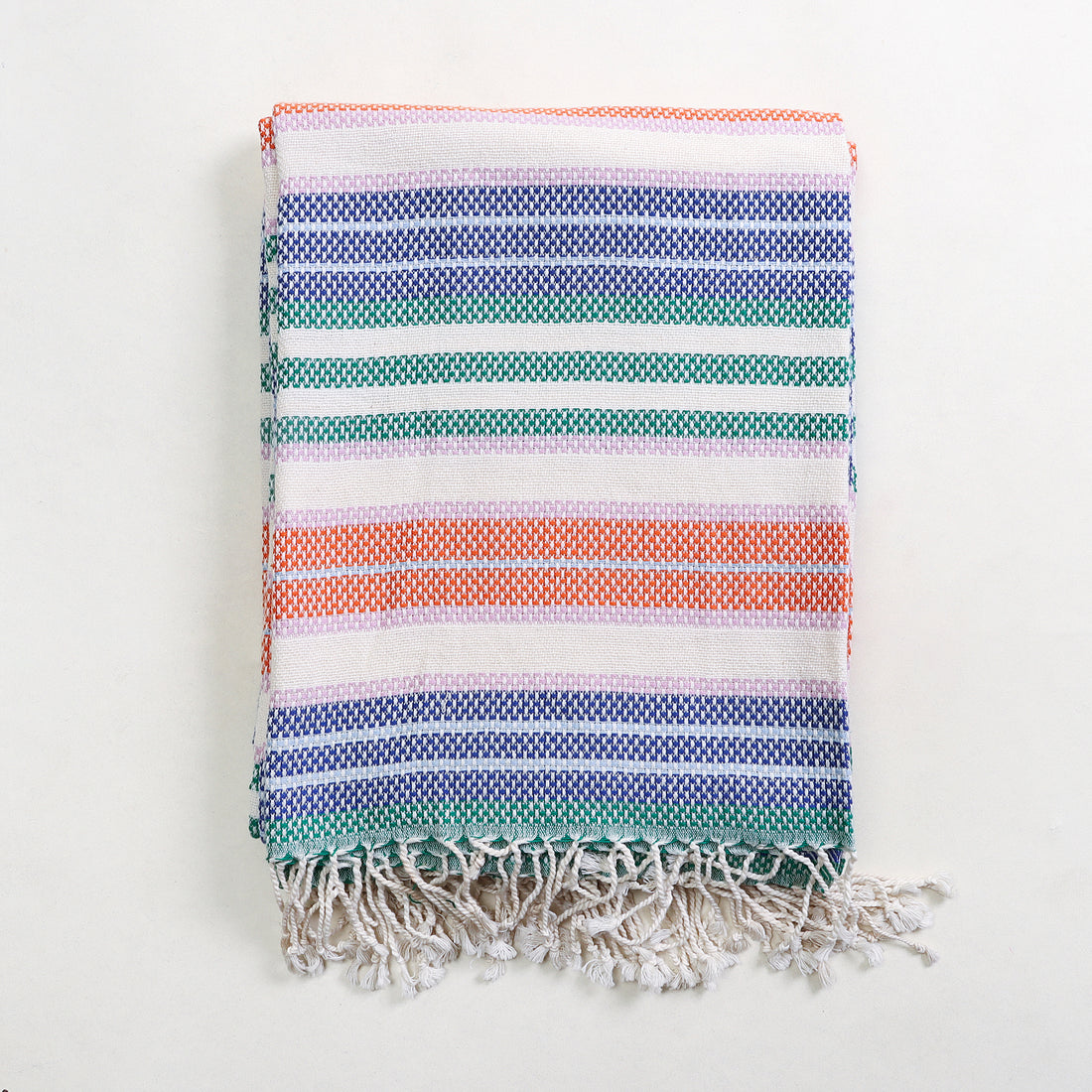 Multicolor Cotton Throw Blankets For Home Decor