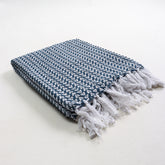 Blue Soft Reversible Best Throws For Sofas Online