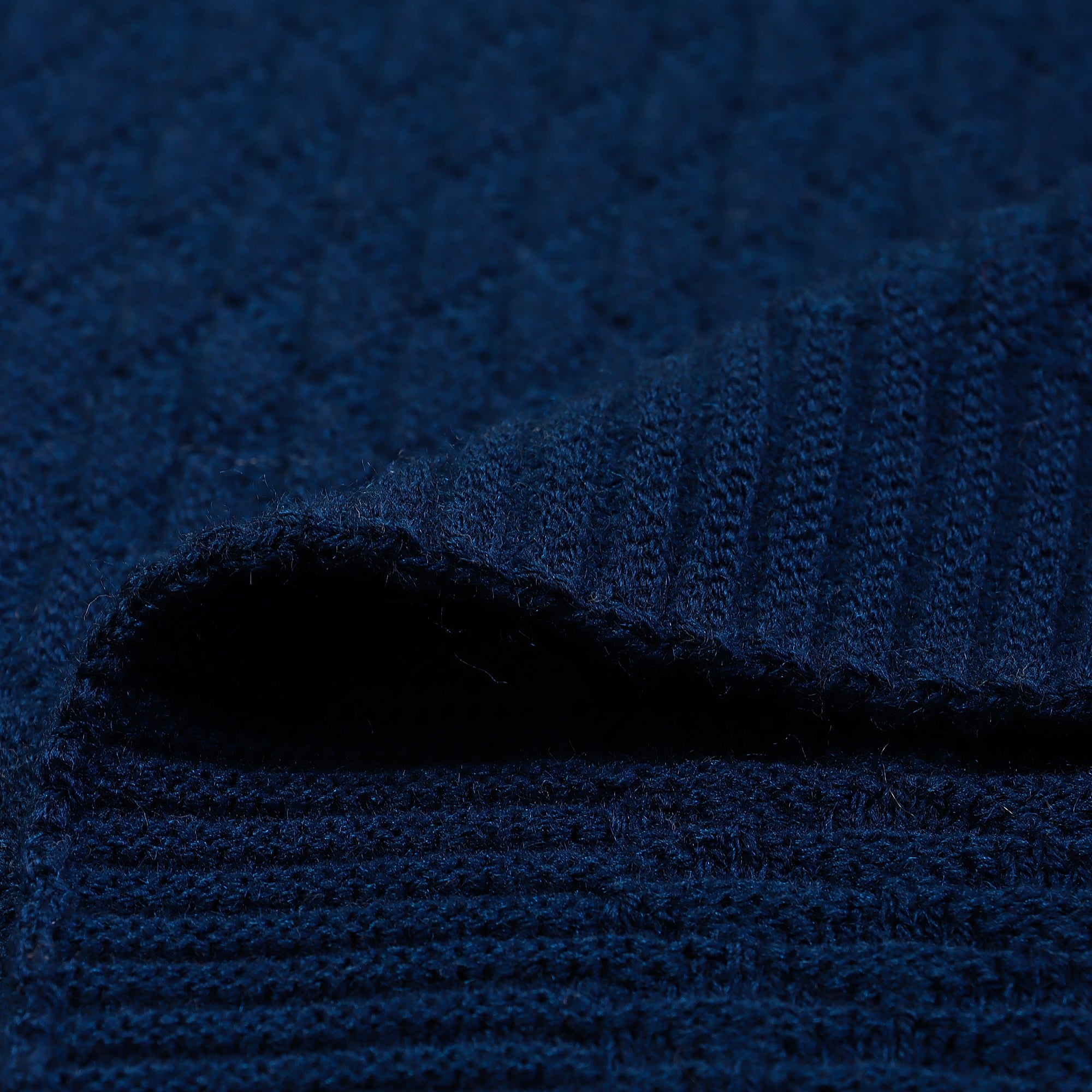 Navy Blue Reversible Soft Cotton Tufted Sofa Blanket Throw