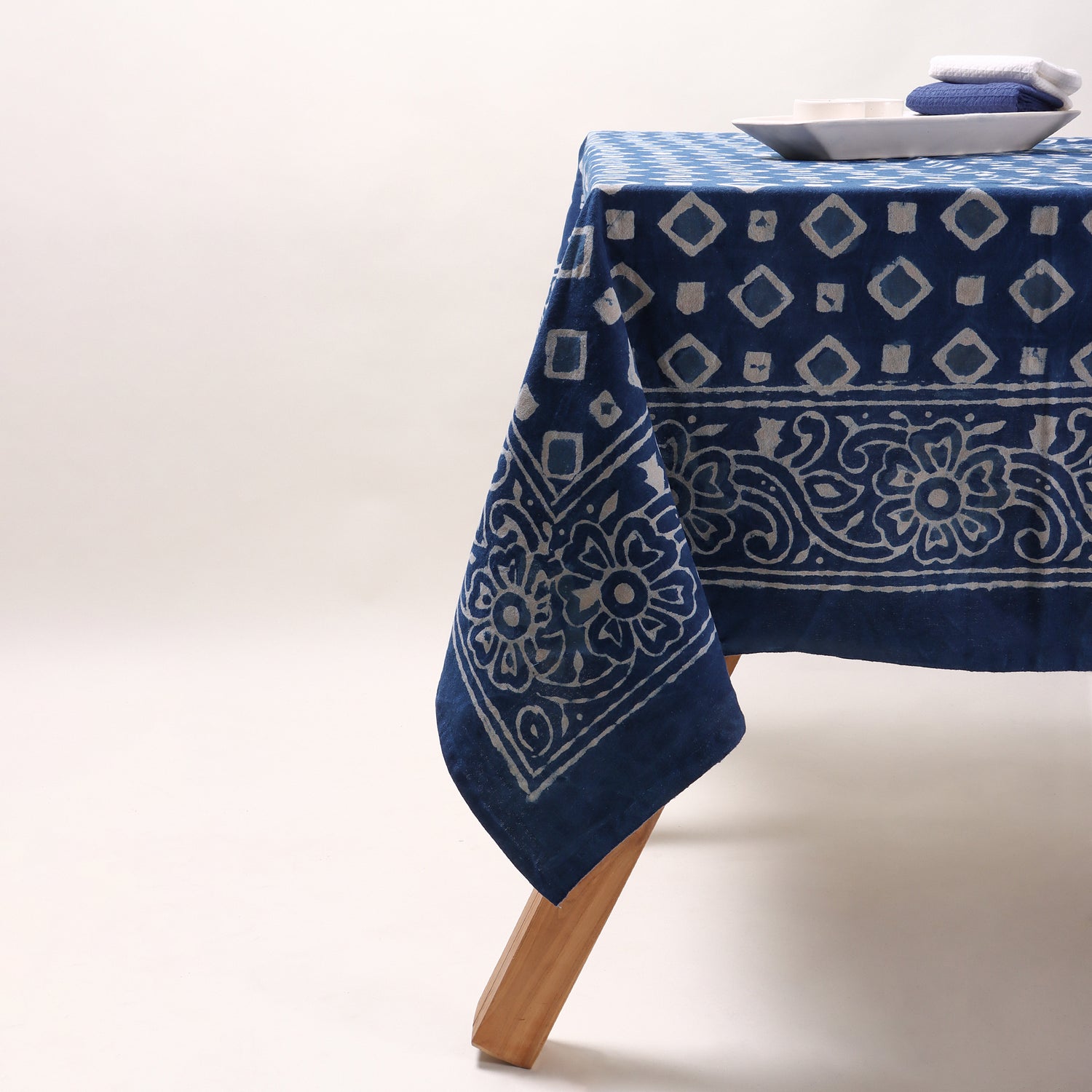 Soft Cotton TableCloth Hand Block Printed