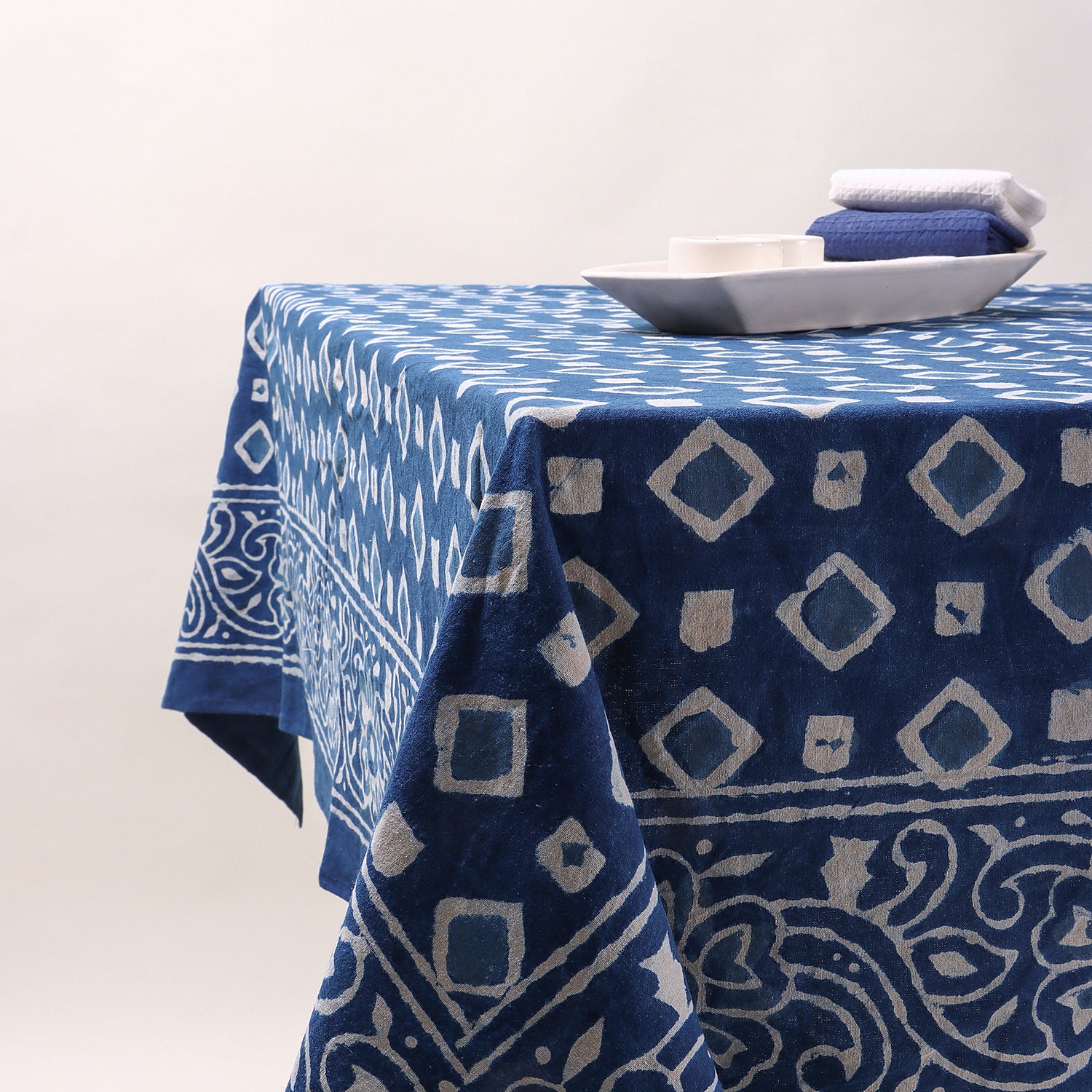 Soft Cotton TableCloth Hand Block Printed
