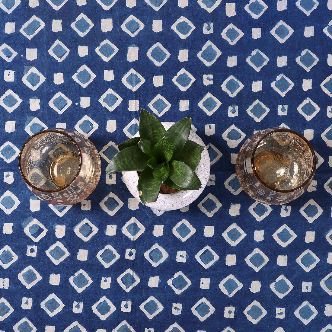 Soft Cotton TableCloth Hand Block Printed
