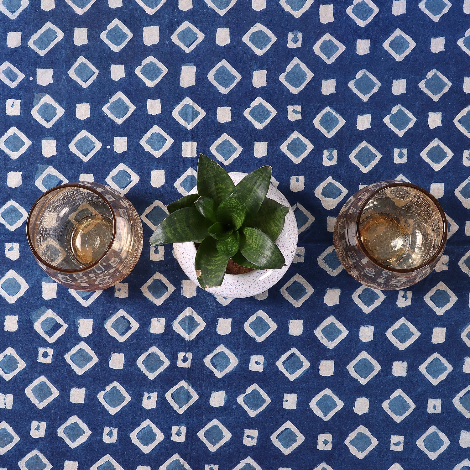 Soft Cotton TableCloth Hand Block Printed
