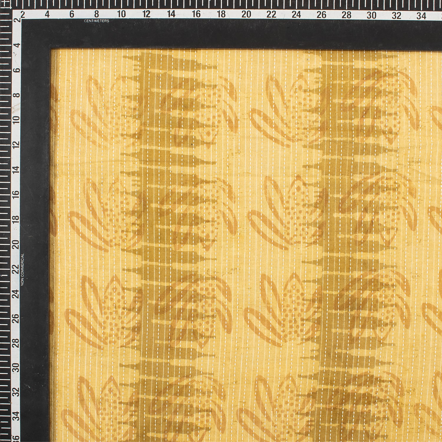 Shoft Cotton Hand Block Printed Dabu Kantha Fabric