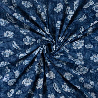 Indian Organic Natural Cotton Kantha Fabric