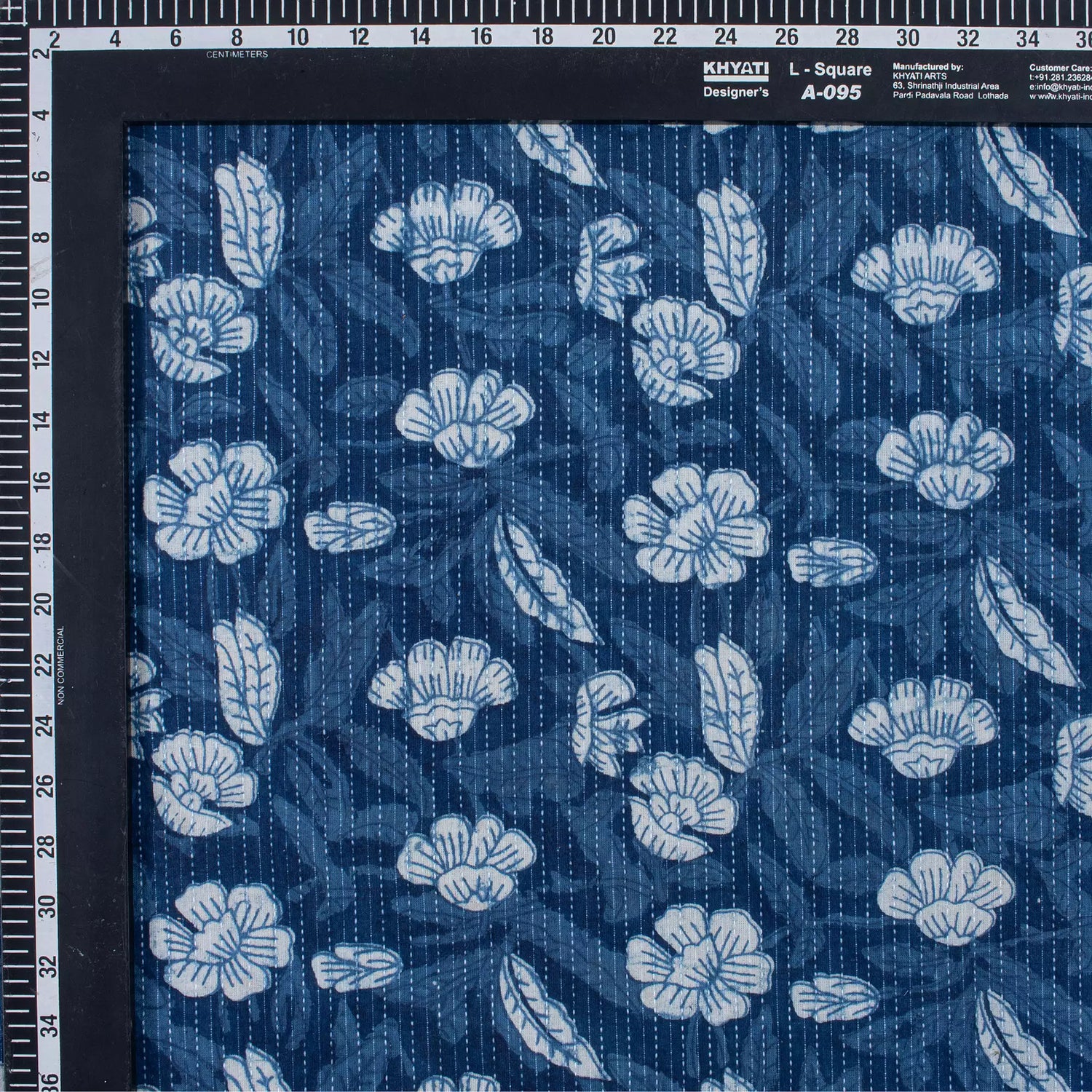 Indian Organic Natural Cotton Kantha Fabric