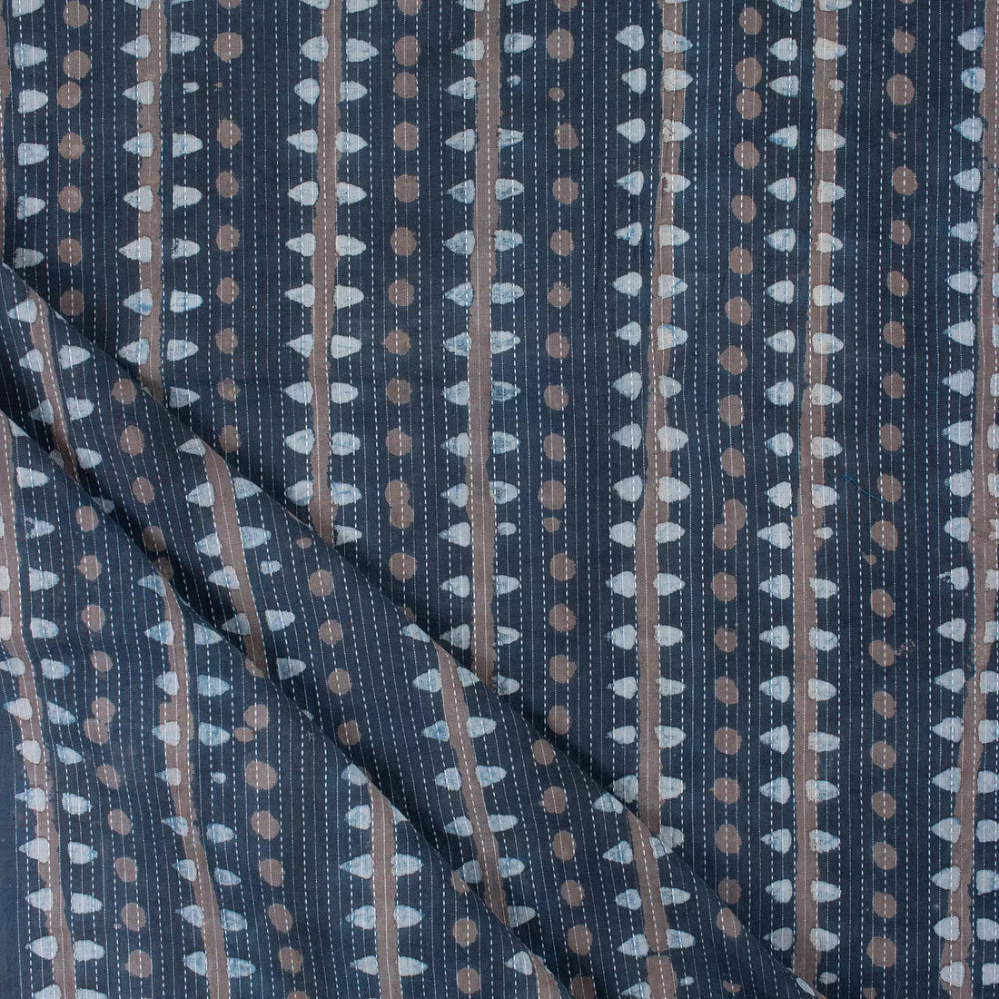 Ikaat Print Cotton Kantha Fabric Textile in India