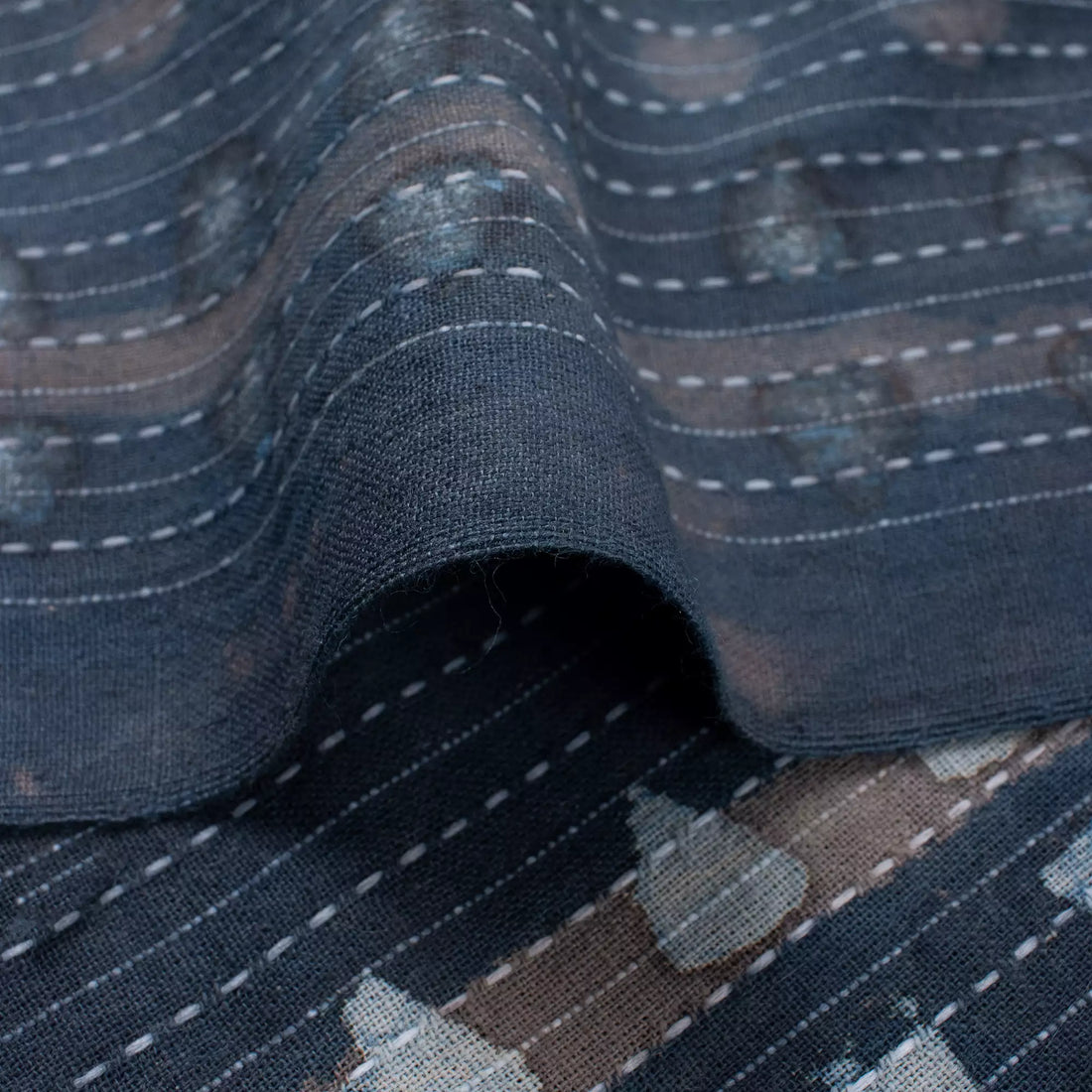 Ikaat Print Cotton Kantha Fabric Textile in India