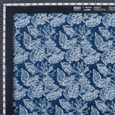 Indian Indigo Leaf Design Kantha Fabric