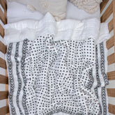 Polka Dots Print Soft Personalized Baby Blankets