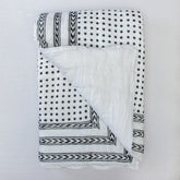 Polka Dots Print Soft Personalized Baby Blankets